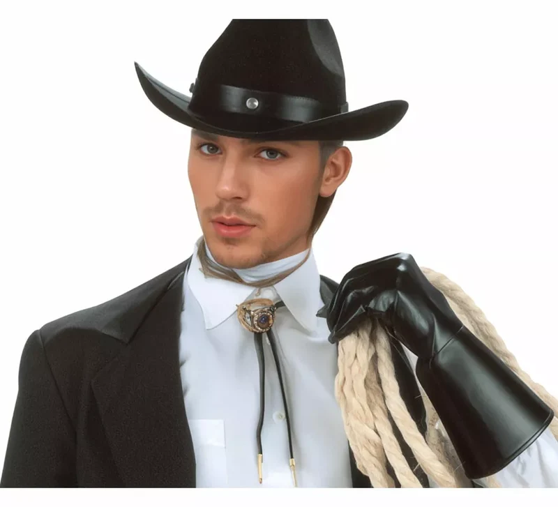 Guantes de Vaquero Efecto Cuero para adultos Universal Adulto