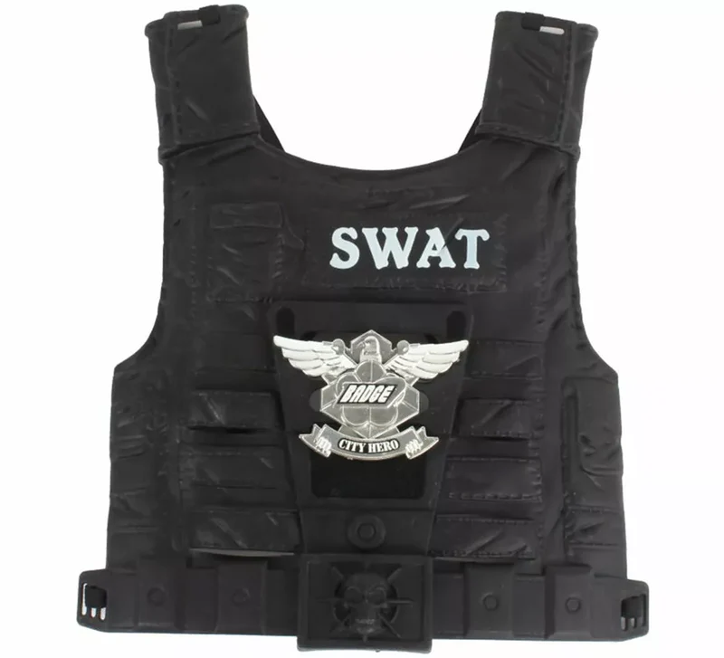 Chaleco Policía de 36x28 cm de plástico para niños Universal Niños