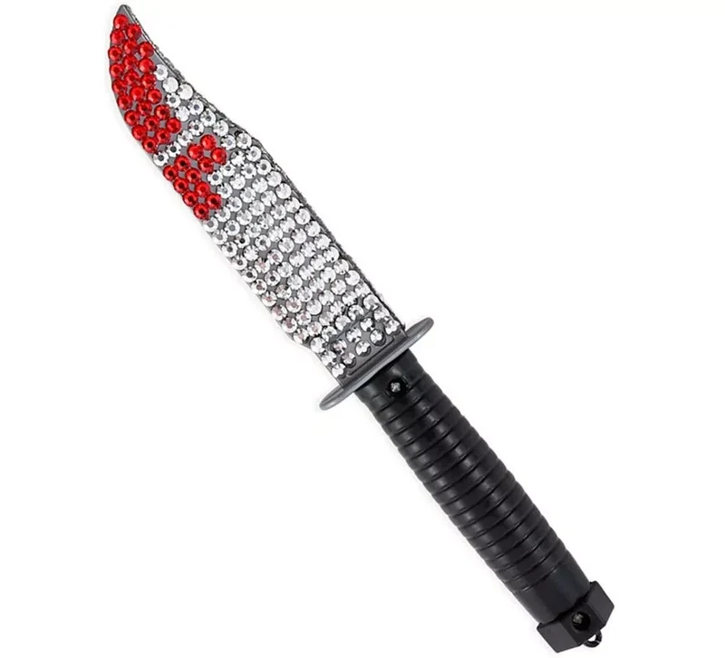 Cuchillo Sangre con Diamantes Sin talla