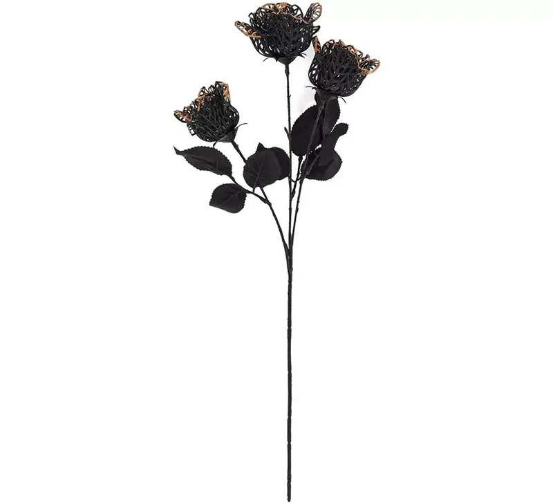 Rosa Calado Halloween de 57 cm Sin talla