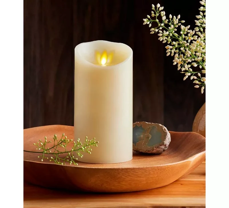 Vela Oscilante blanca de 15 cm T.Única