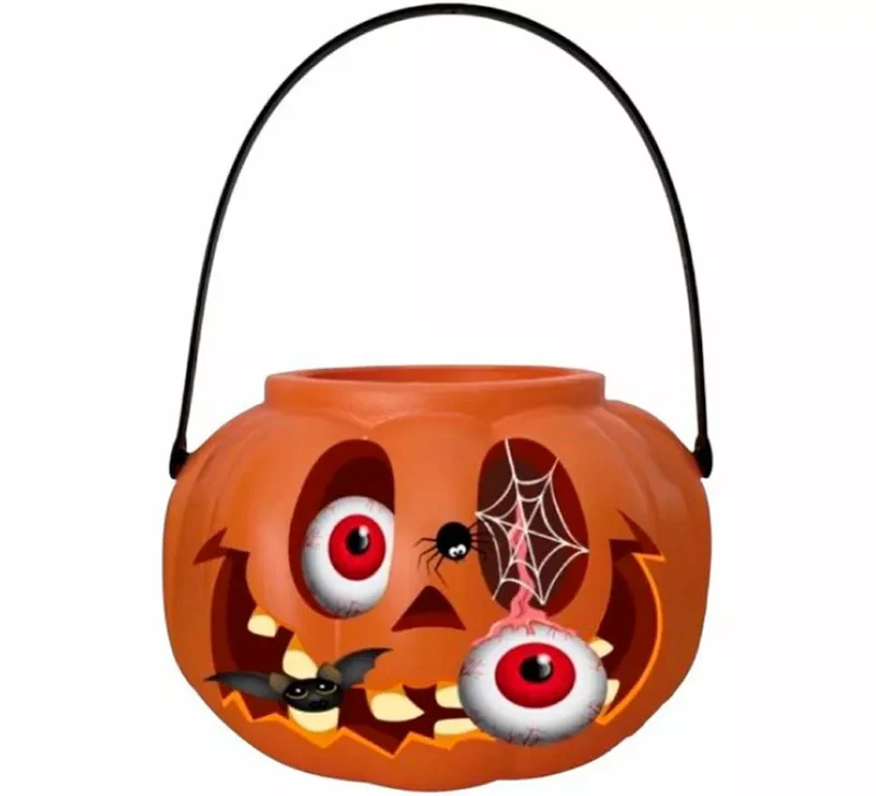 Cubo de Calabaza para Caramelos Sin talla