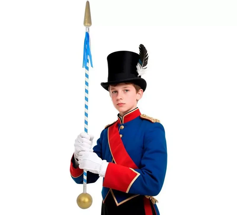 Bastón de mando de Tamborrada de 102 cm en varios colores Azul