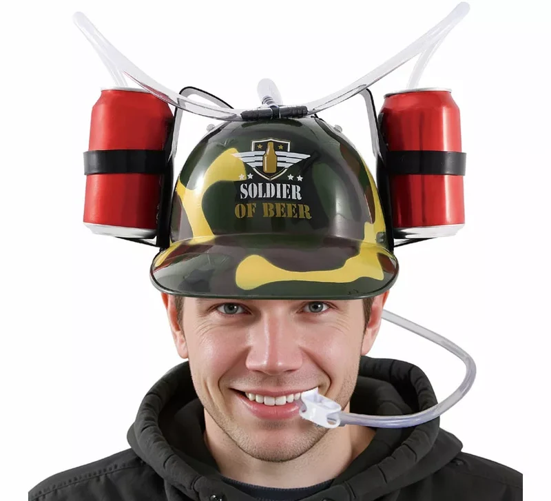 Casco Militar para Bebida Universal Adulto