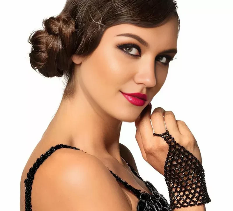 Pulsera de Dedo de 16,5x8 cm en varios colores Negro
