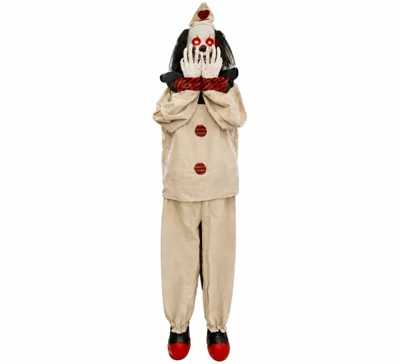 Payaso Terrorífico con Movimiento y Sensor de 170 cm Sin talla