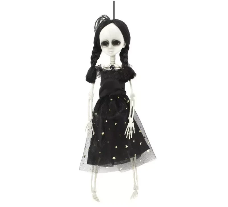 Colgante de Esqueleto chica gótica de 40 cm T.Única