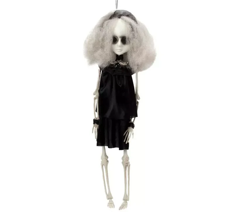 Colgante de Esqueleto Muñeca fantasma de 40 cm T.Única
