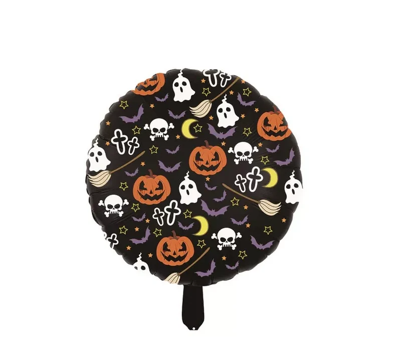 Globo Foil Calabazas Halloween de 18 IN x 45 cm T.Única