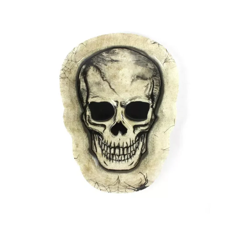Plato Silueta Calavera de 25x18 cm T.Única