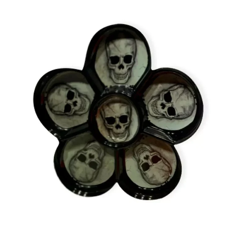 Plato Snack Calavera de 35x3 cm T.Única