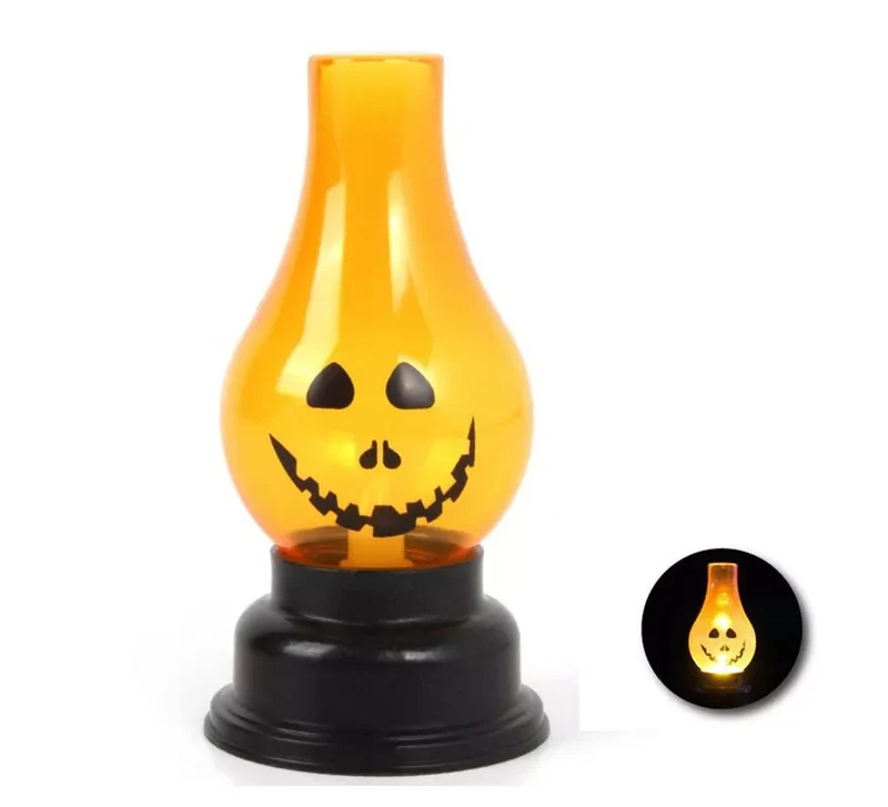 Lámpara Calabaza sonriente con luz Sin talla