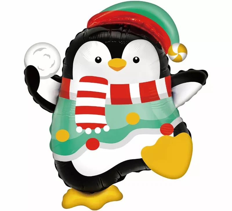 Globo Foil Pingüino 60x65 cm Sin talla