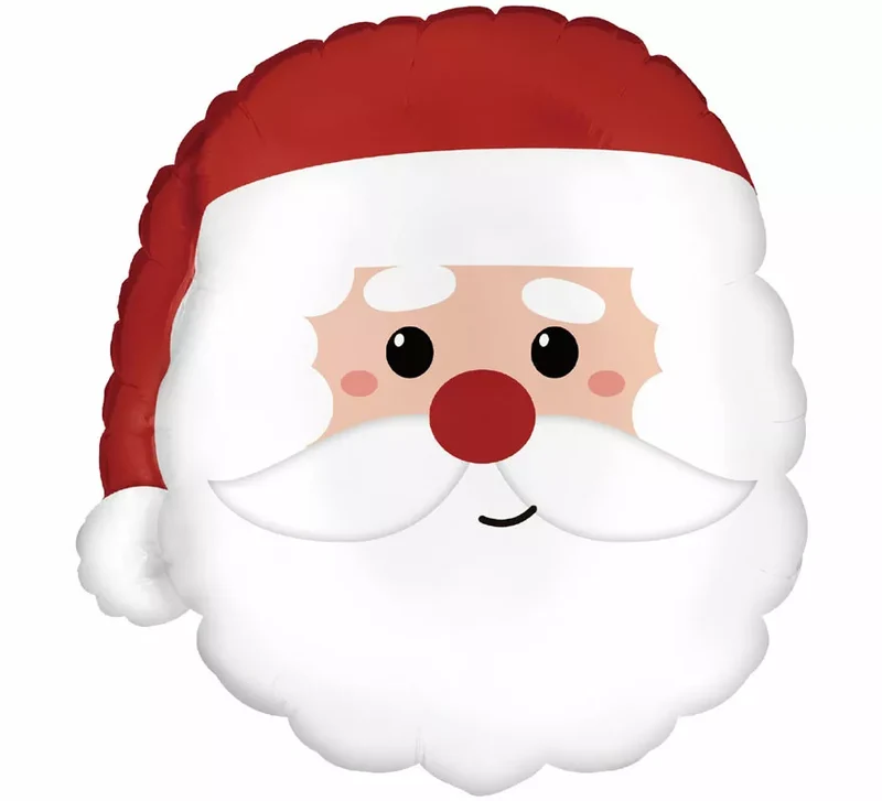 Globo Foil Santa Claus 52x59 cm Sin talla