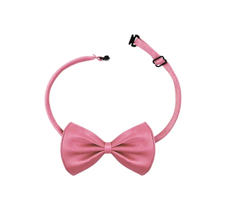 Pajarita con gancho y ajustador en varios colores Rosa