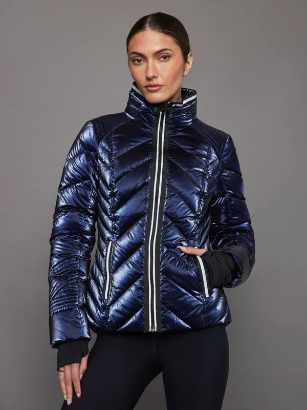 Super Hero Puffer with Reflective Trim - Dress Blue Dress Blue / L