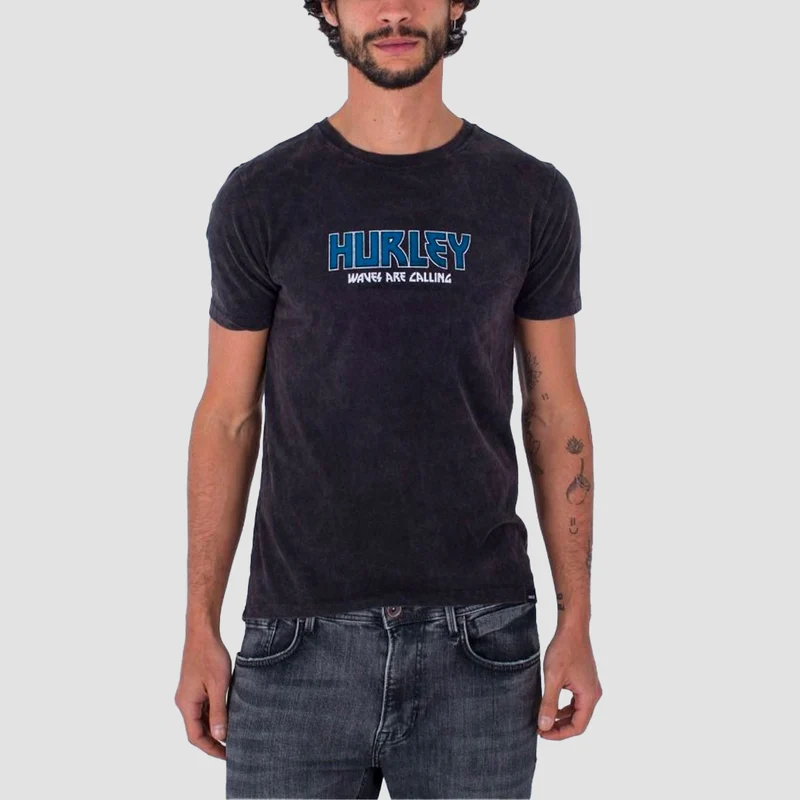Hurley Oceancare Tour T-Shirt Tee Black X-Large / Black