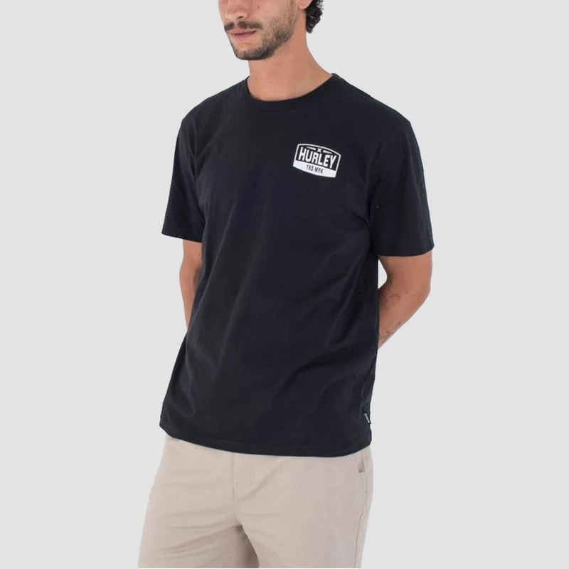 Hurley Organic Gasworks T-Shirt Black Large / Black