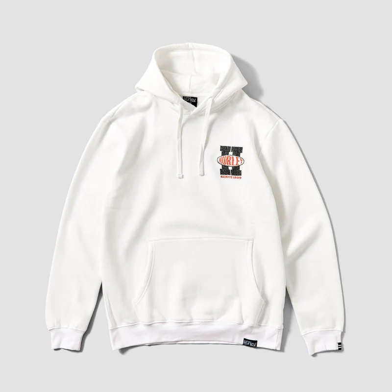 Hurley Encore Pullover Hoodie White Large / White