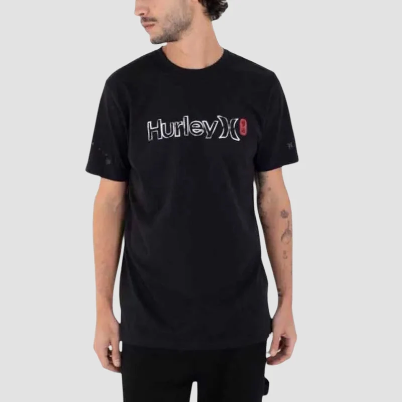 Hurley Samukai O&O T-Shirt Black X-Large / Black