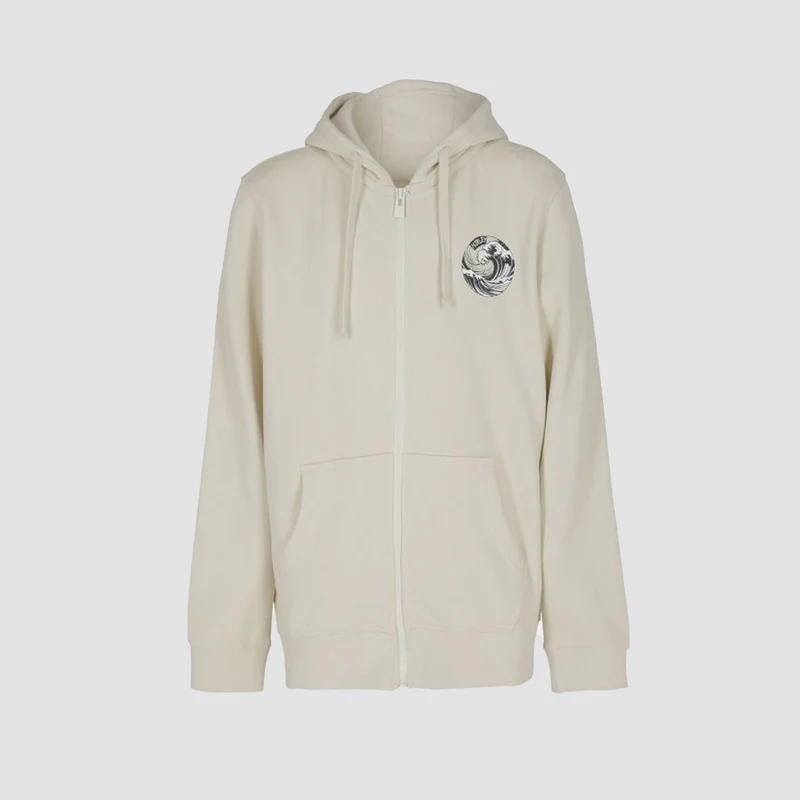 Hurley Tattoo Zip Hoodie Bone X-Large / Bone