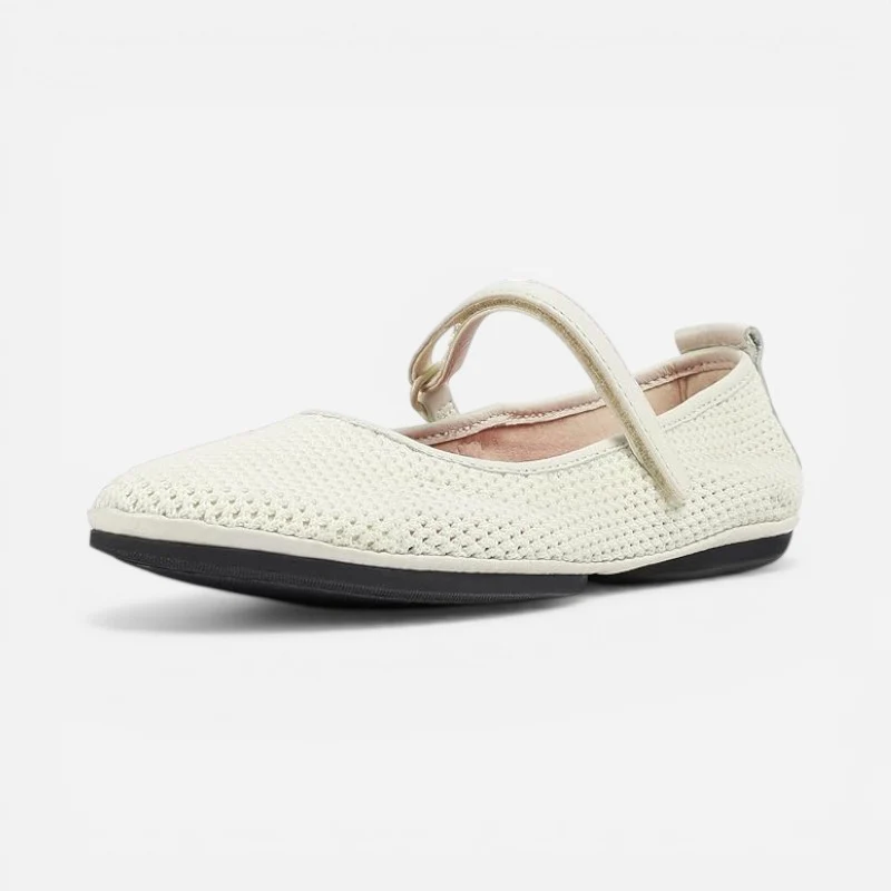 Right Nina K201402 White Natural Textile 40