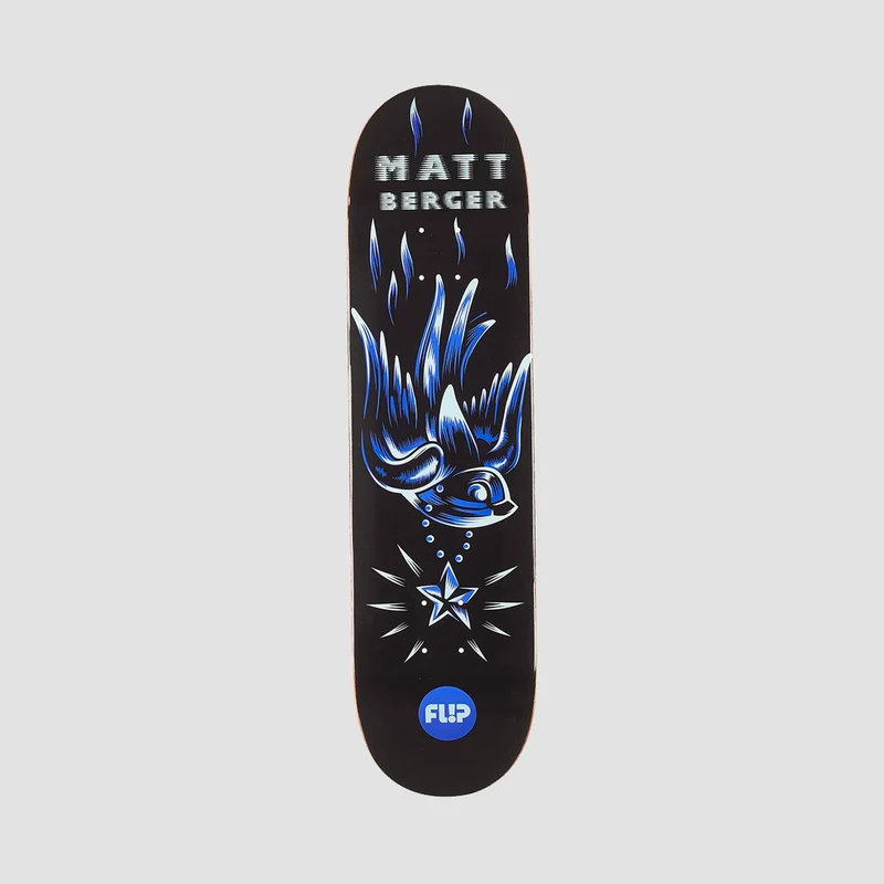 Flip Berger Blacklight Skateboard Deck - 8.25" 8.25 Inches