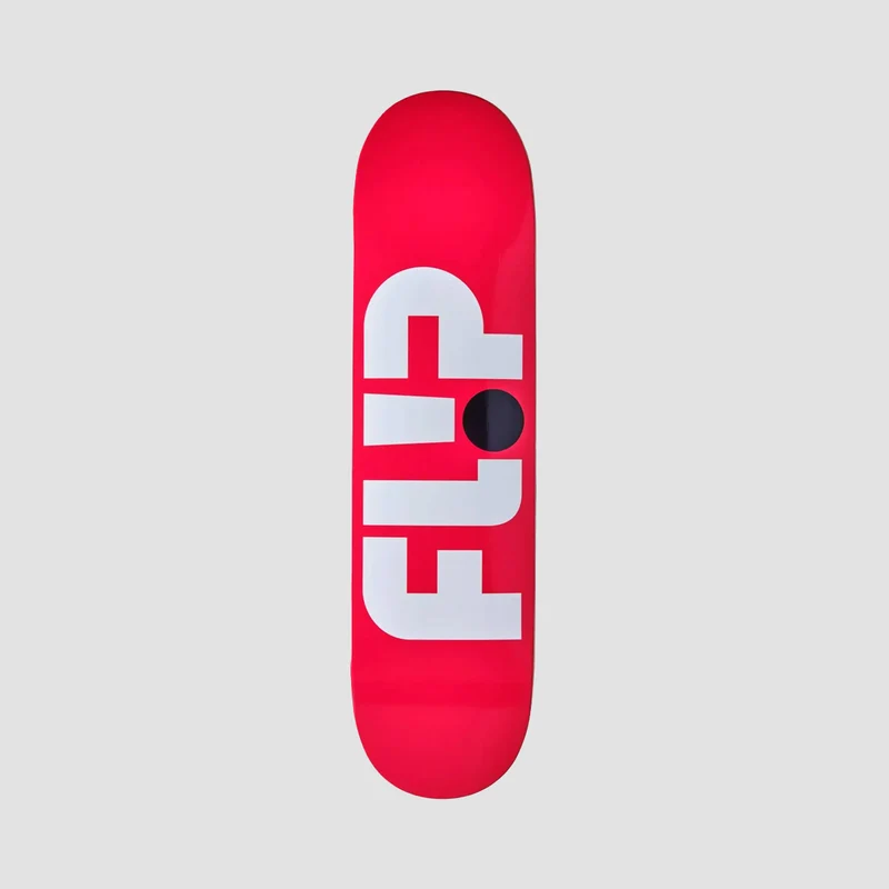 Flip Team Odyssey Logo Skateboard Deck Red - 8.25" 8.25 Inches / Red