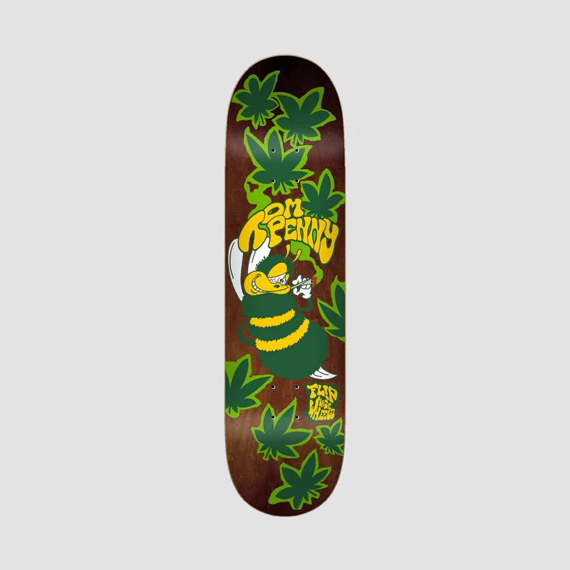 Flip High in a Haze Tom Penny Skateboard Deck Green - 8.25" 8.25 Inches / Green
