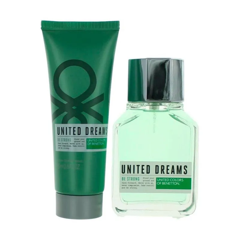 Perfume Benetton Be Strong Edt M Kit 100ml After Shave