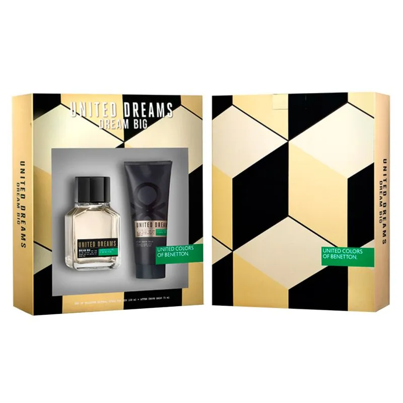 Benetton Dream Big for Men Kit - Eau de Toilette + Loção Pós-barba Kit