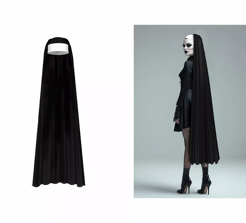 Cofia Larga de Monja de 140 cm Universal Adulto