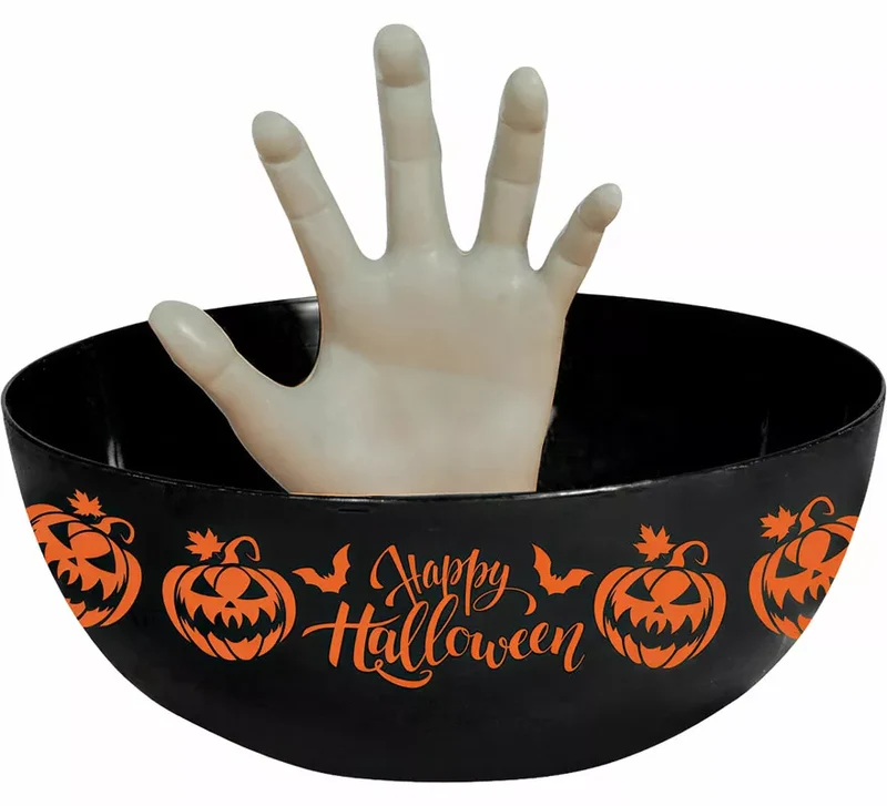 Bol con Mano Happy Halloween de 25 cm Sin talla