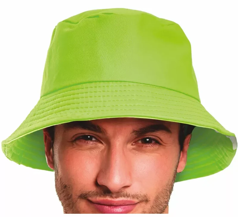 Gorro neón en varios colores adulto Verde