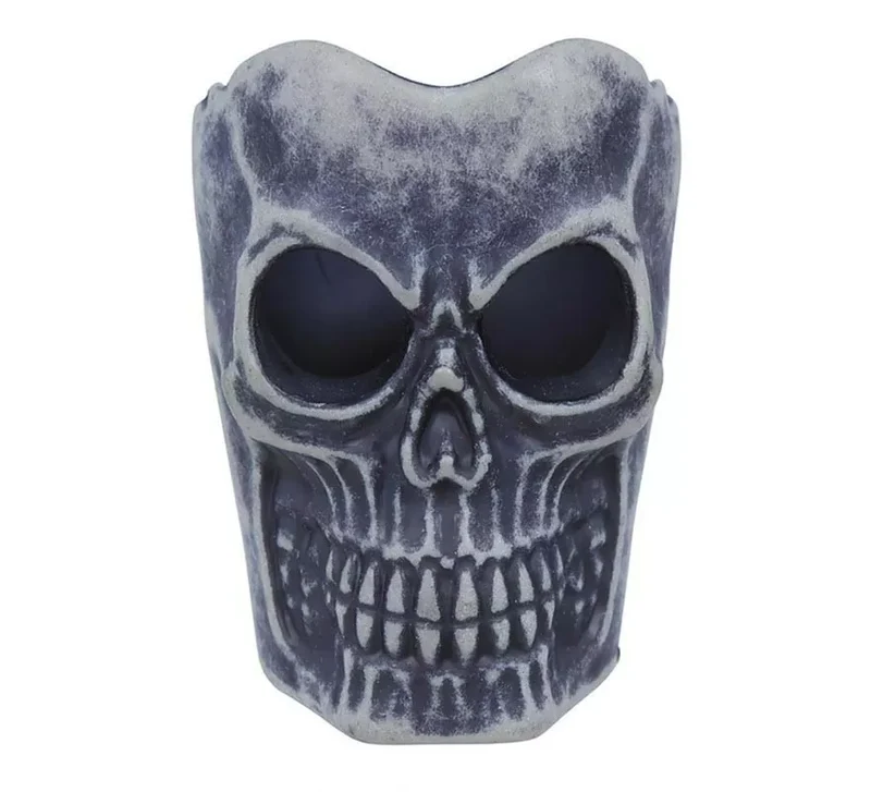 Caja de 12 Calaveras con Vela Led de 6 cm T.Única