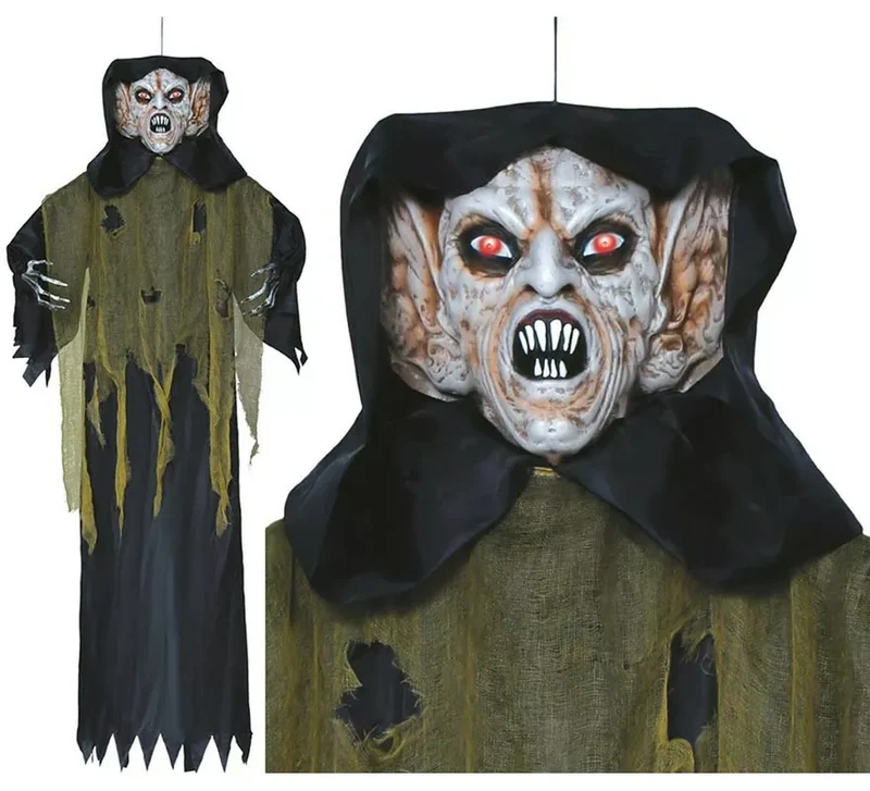 Colgante Vampiro con Luz, Sonido y Movimiento 180 cm Sin talla