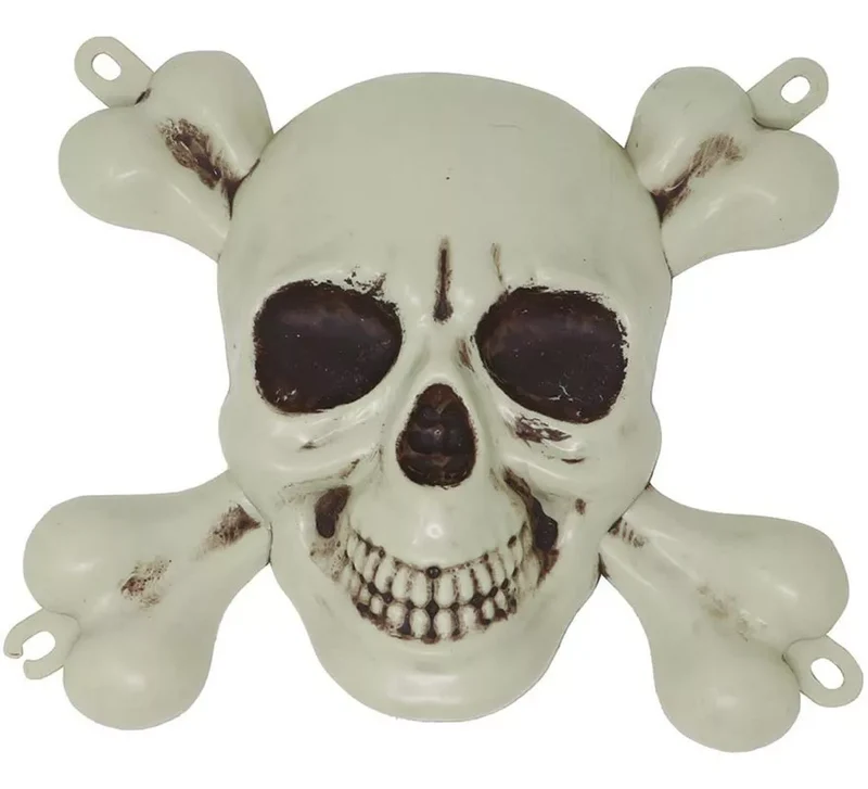 Calavera y Tibias Pirata 25x30 cm Sin talla