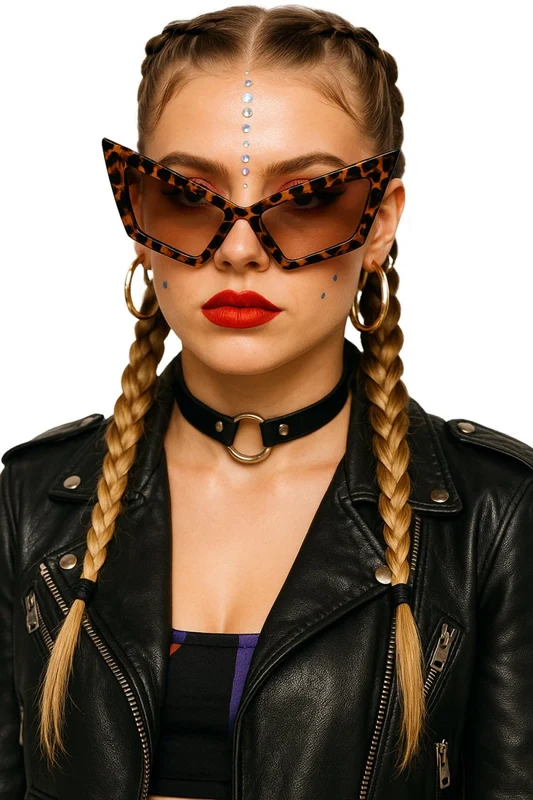 Leopardenbrille Braun
