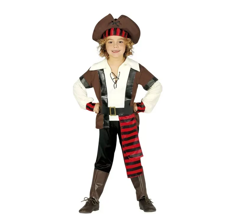 Disfraz de Pirata de los Siete Mares para niño 7-9A