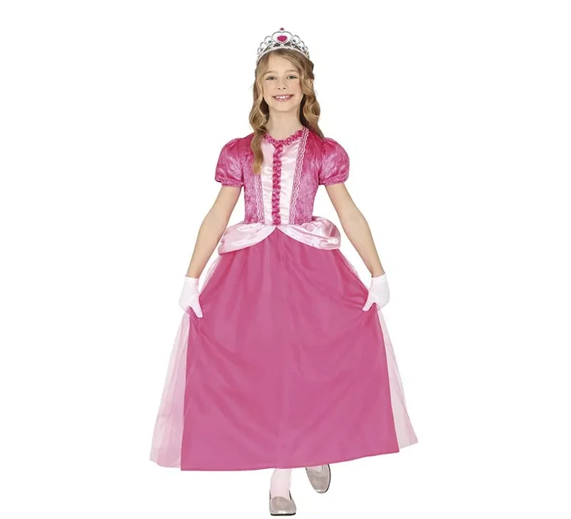 Disfraz de Princesa encantadora rosa para niña 5-6A