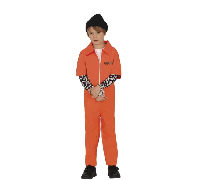 Disfraz de Prisionero Tatuado para niño 5-6A