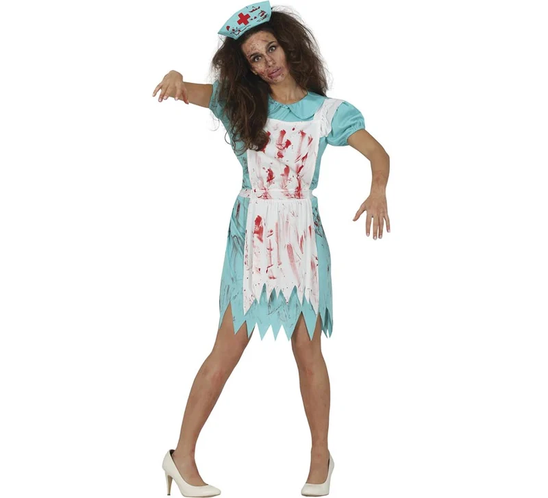 Disfraz de Enfermera Zombie para mujer L