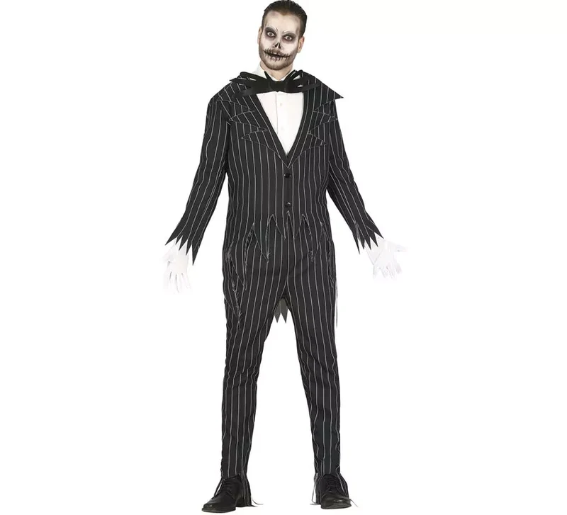 Disfraz de Sr. Esqueleto de Traje para hombre S