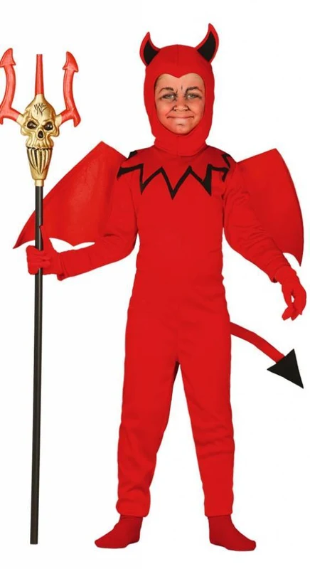 Halloween Kostüm Kind Teufel mit Flügeln 110/116 - 5/6 Jahre