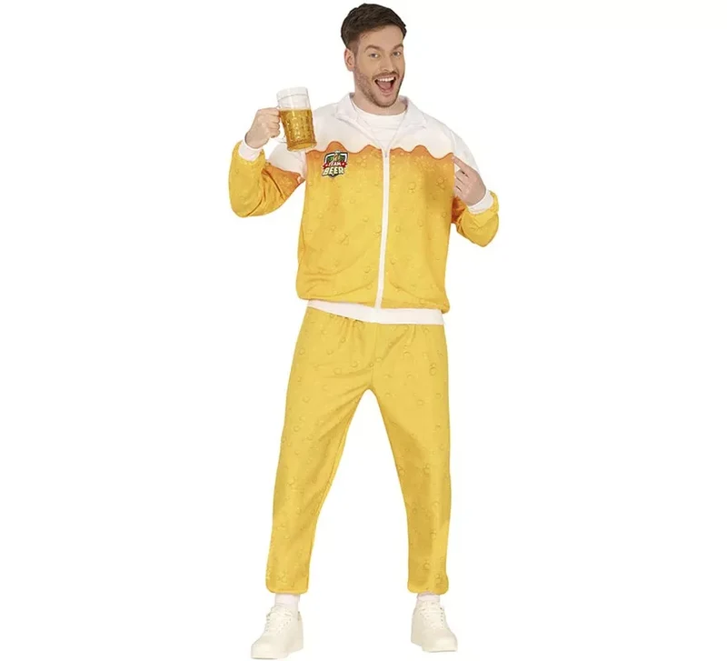 Disfraz de Chándal Equipo de Cerveza para hombre L