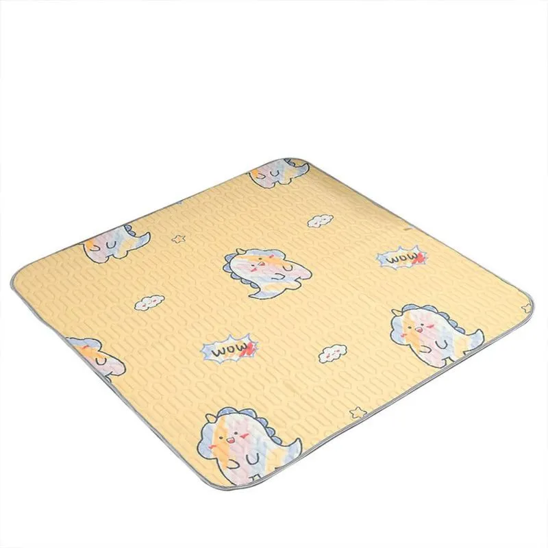 Almofada De Gelo De Látex Pet, Tapete De Cachorro De Resfriamento De Verão, Desenho Animado