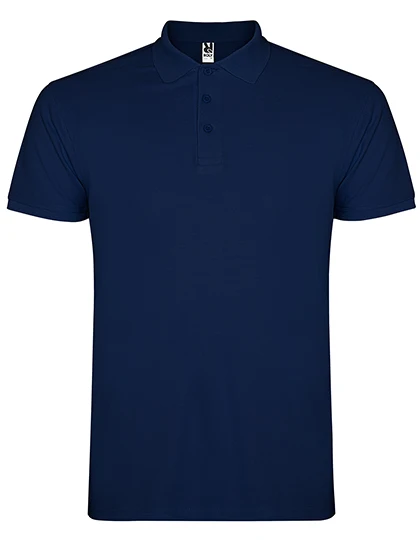 Kids´ Star Poloshirt Navy Blue 55 / 7/8 years