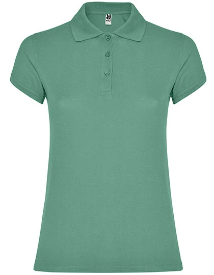 Women´s Star Poloshirt Dark Mint 164 / M