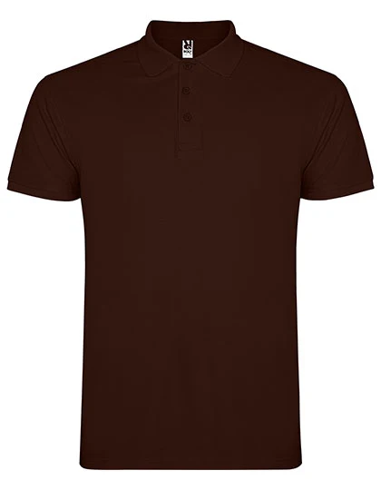 Men´s Star Poloshirt Chocolate 87 / 3XL