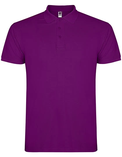Men´s Star Poloshirt Purple 71 / S